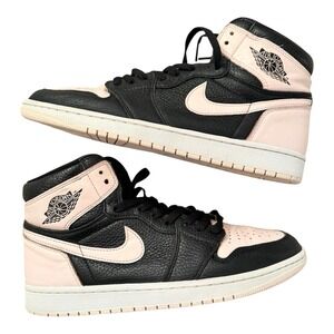 NIKE AIR JORDAN 1 Retro High OG Men's Crimson Tint Pink & Black Sneakers SIZE 11